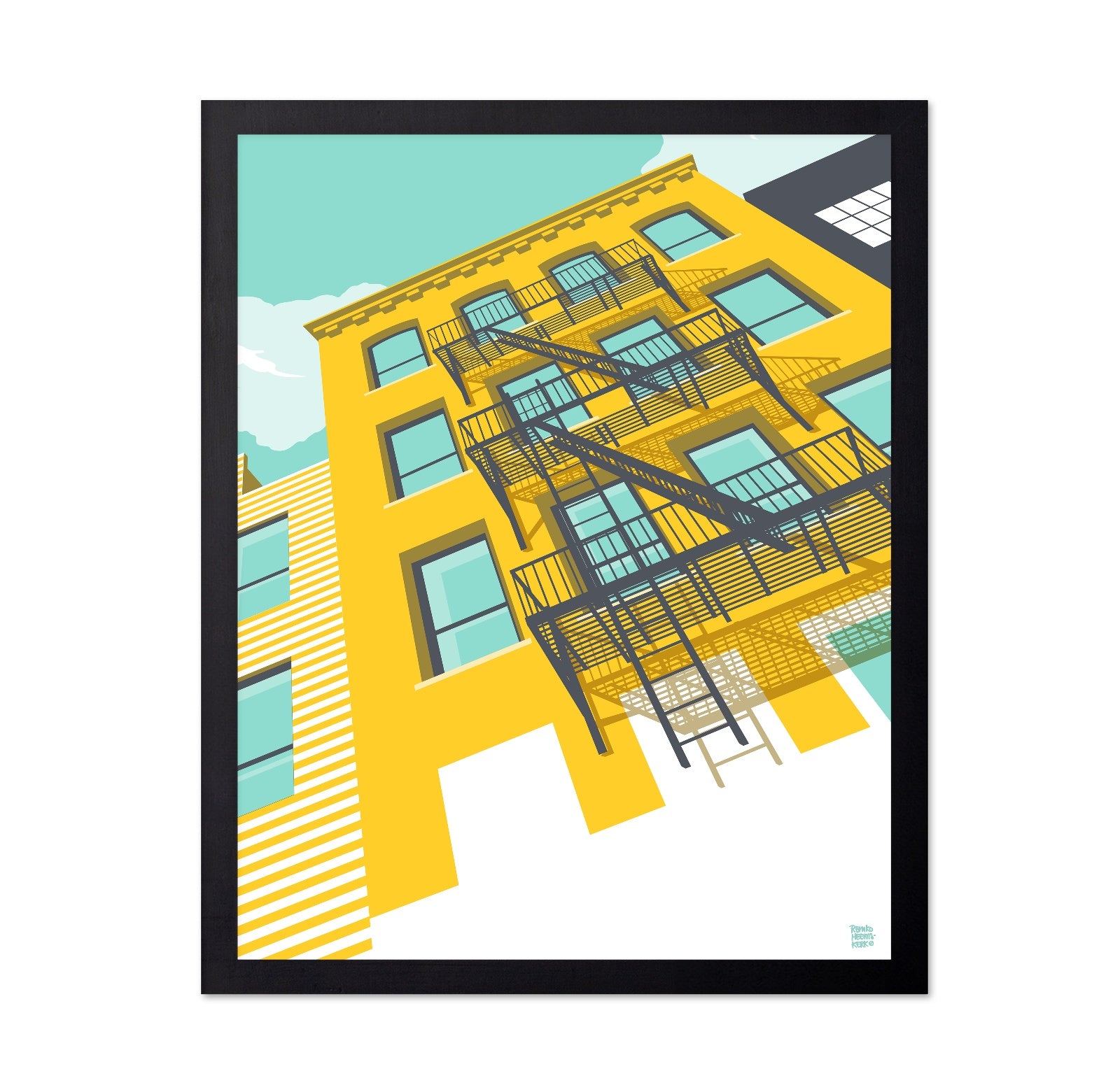 Brooklyn Yellow Walkup