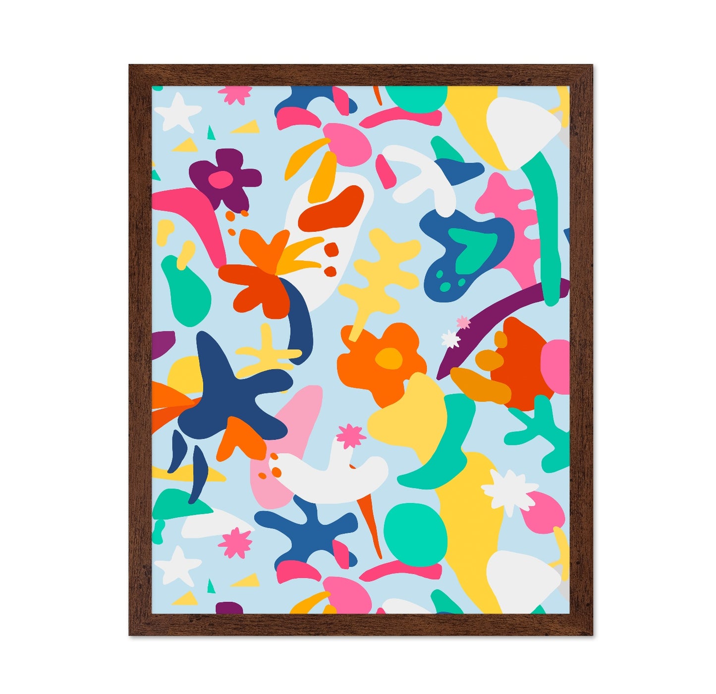 Colorful Organic Shapes No1