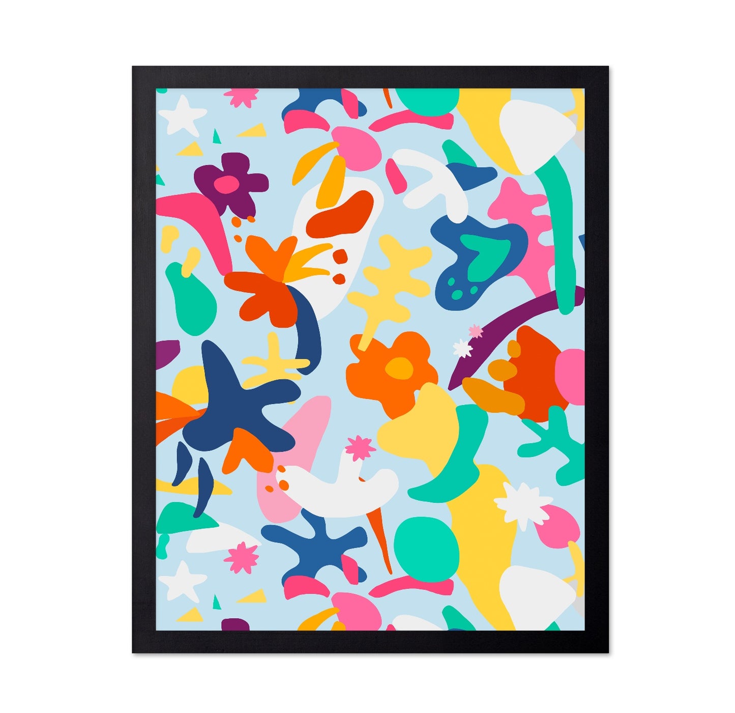 Colorful Organic Shapes No1