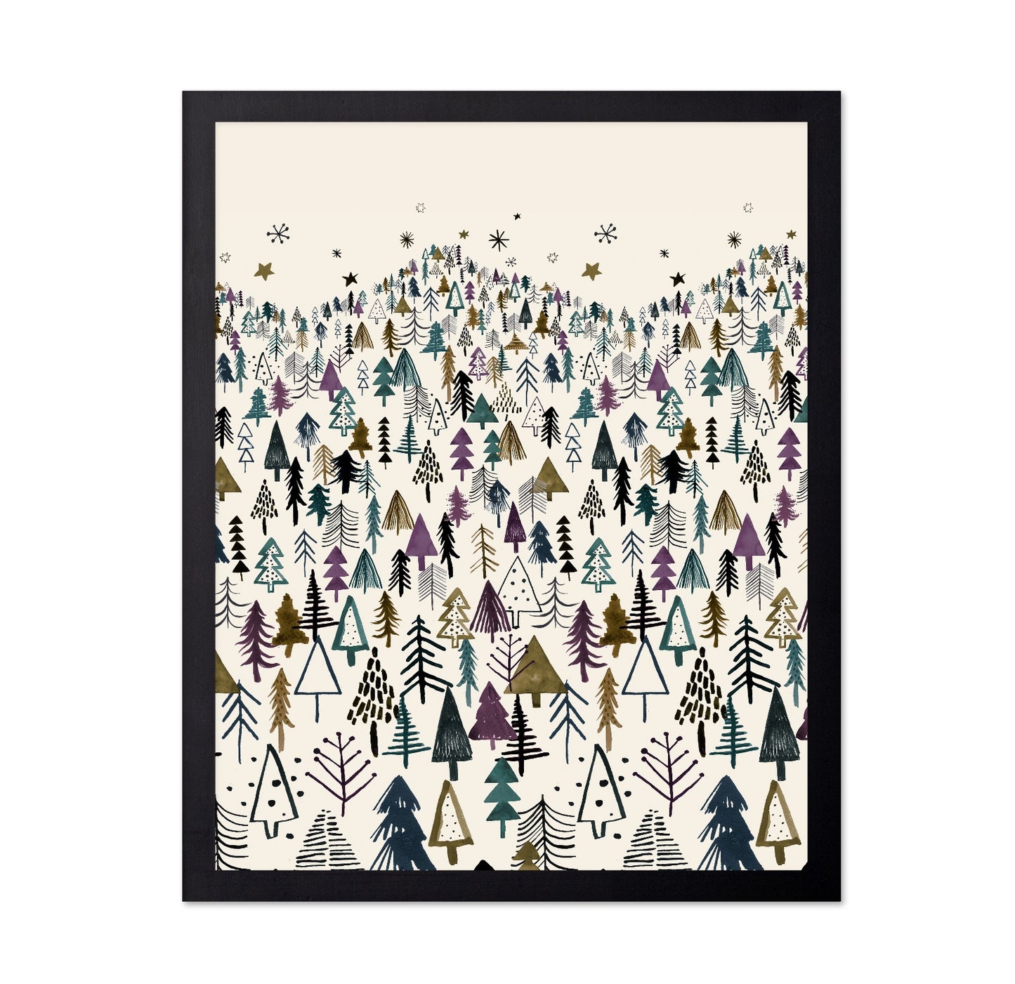 Whimsical Forest Trees