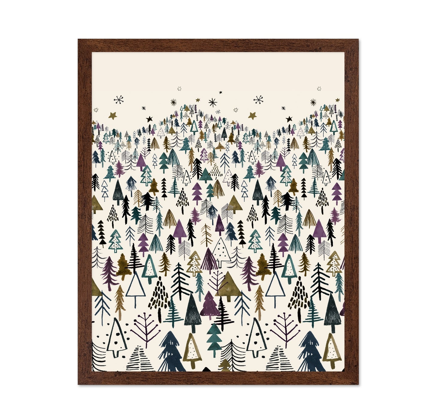 Whimsical Forest Trees