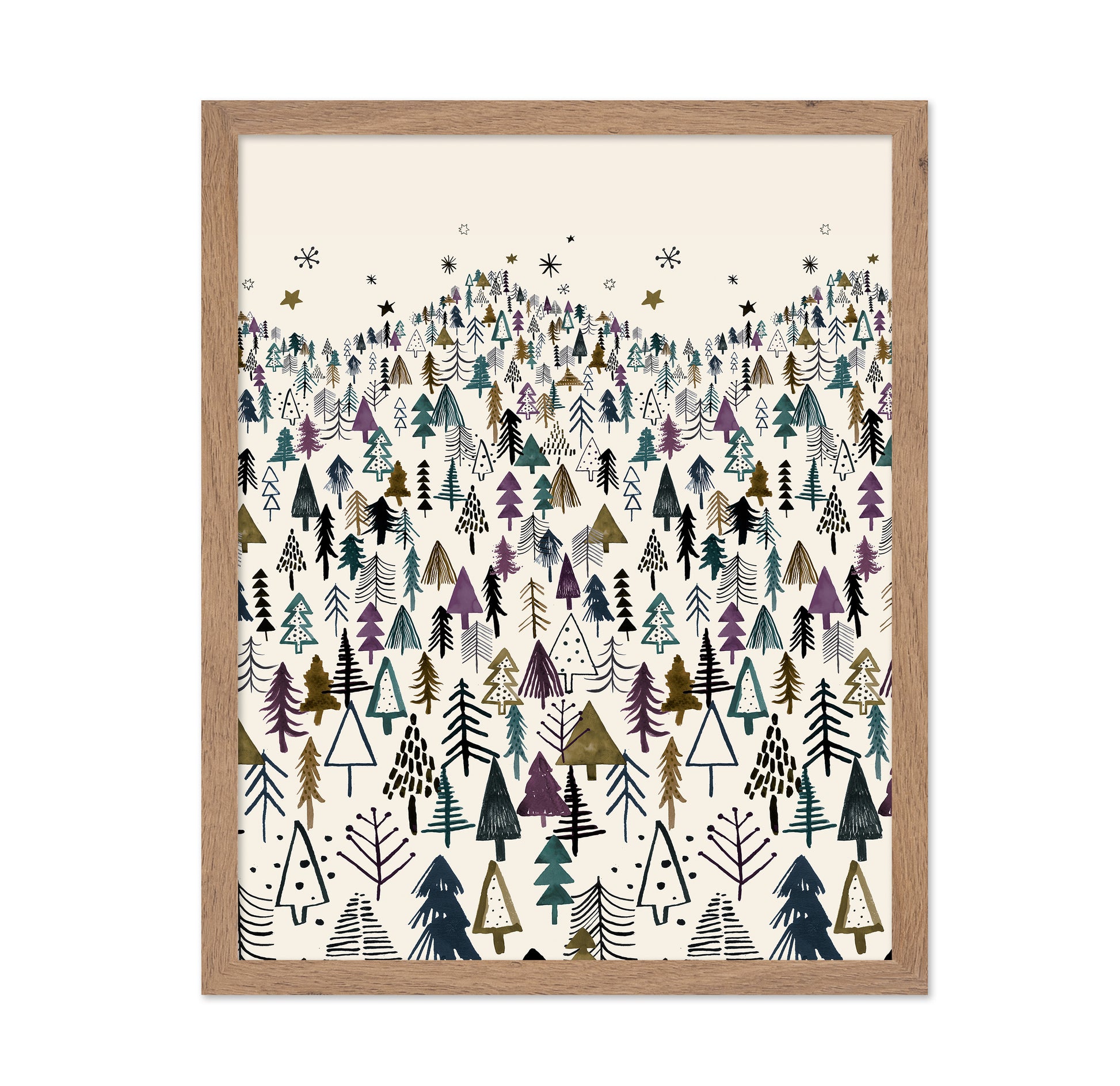 Whimsical Forest Trees