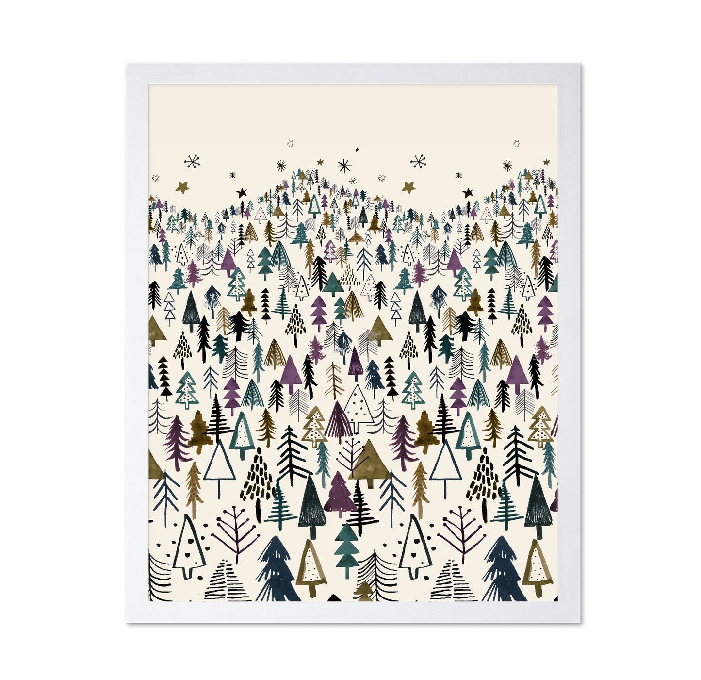 Whimsical Forest Trees