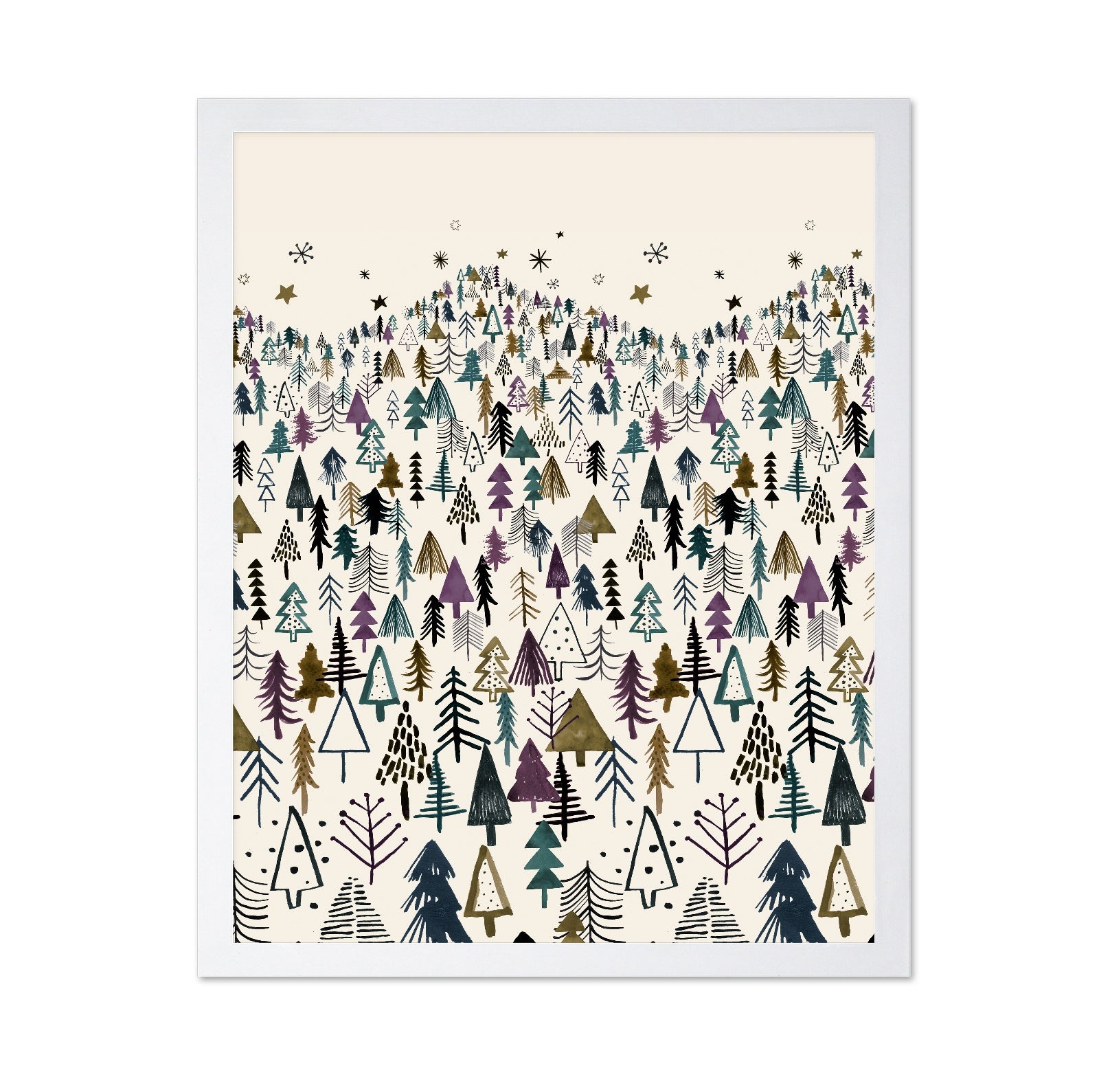Whimsical Forest Trees