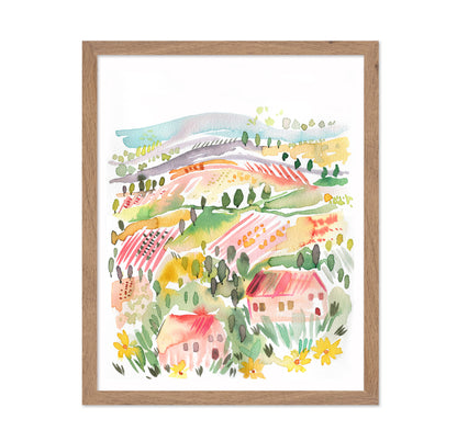 Tuscany Hills Scene