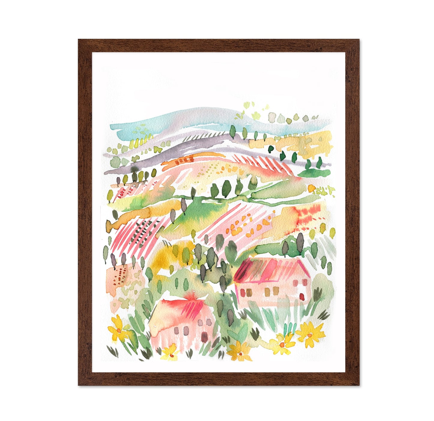 Tuscany Hills Scene