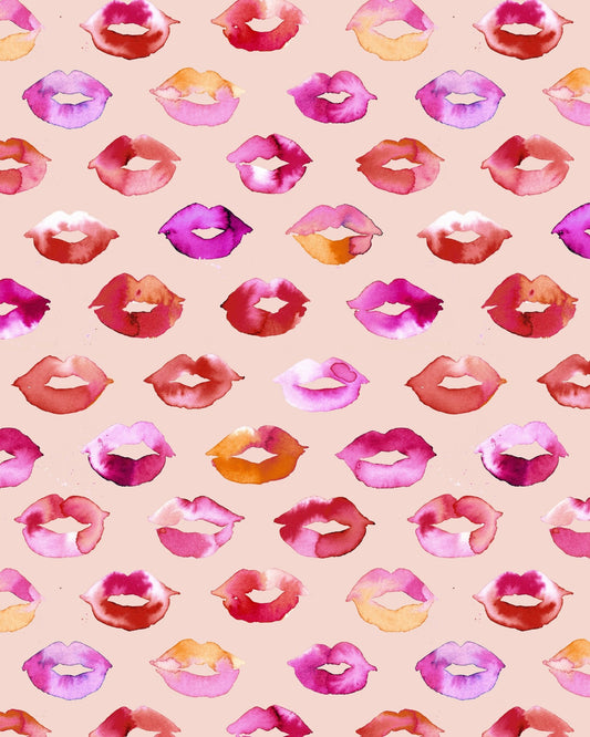 Colorful Kiss Marks