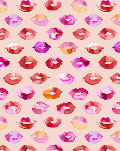 Colorful Kiss Marks