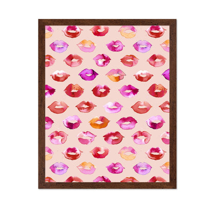 Colorful Kiss Marks