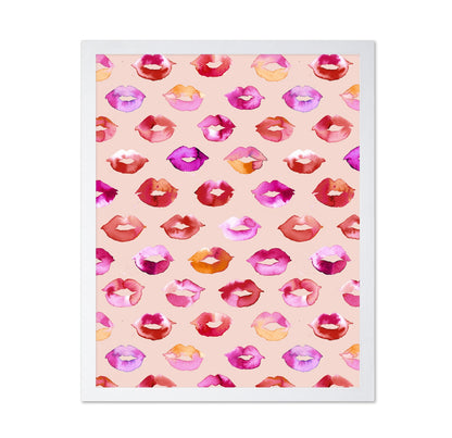 Colorful Kiss Marks