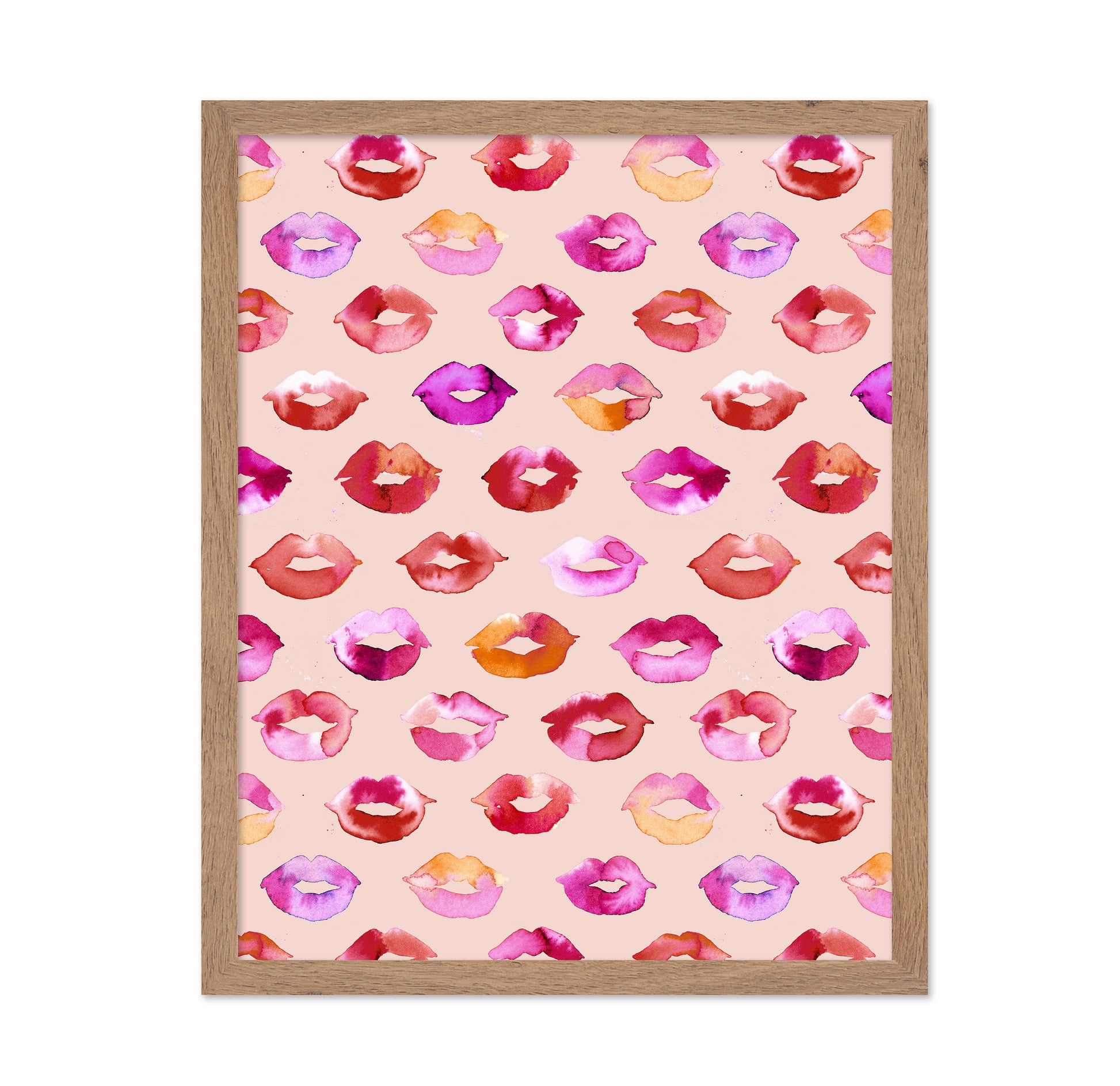 Colorful Kiss Marks