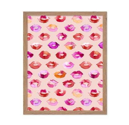 Colorful Kiss Marks