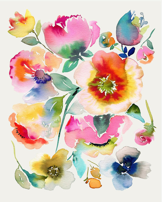 Colorful Poppy Bouquet