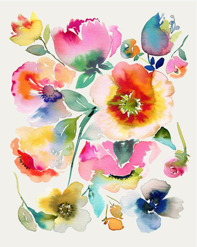 Colorful Poppy Bouquet