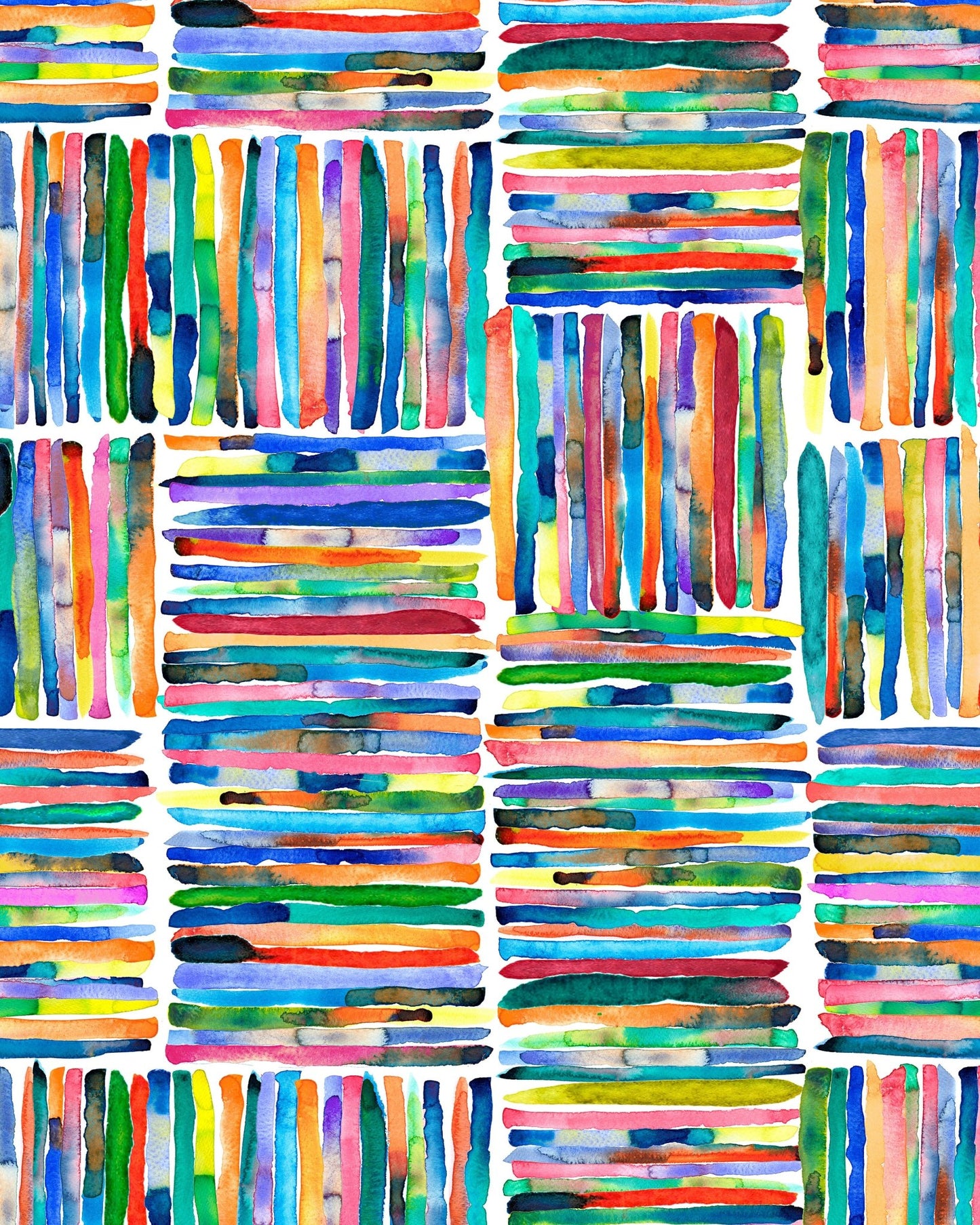 Colorful Stripe Blocks