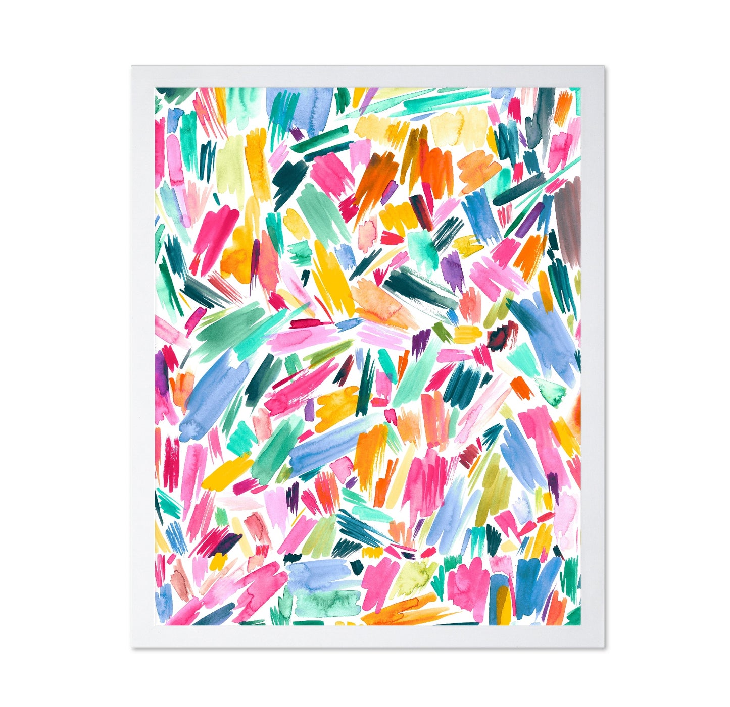 Colorful Brush Burst