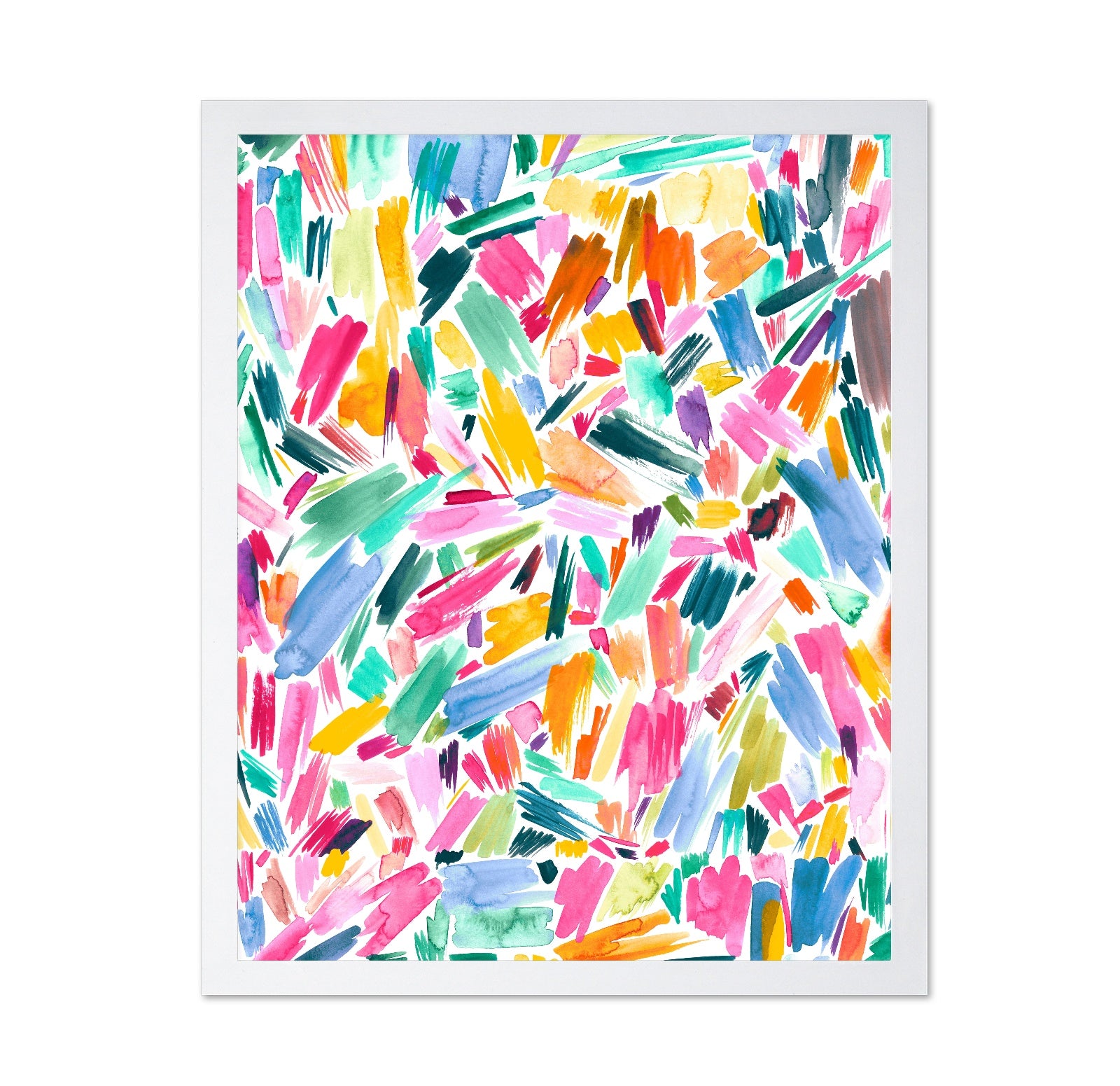 Colorful Brush Burst