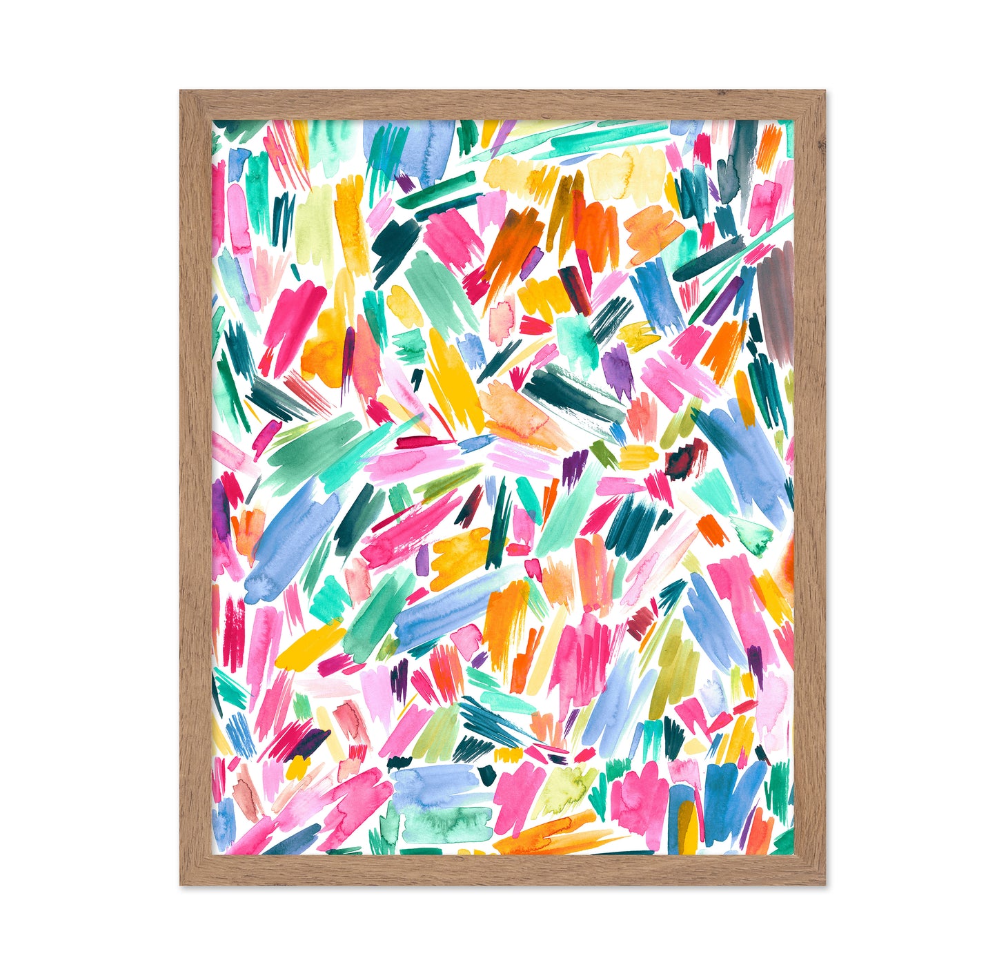 Colorful Brush Burst