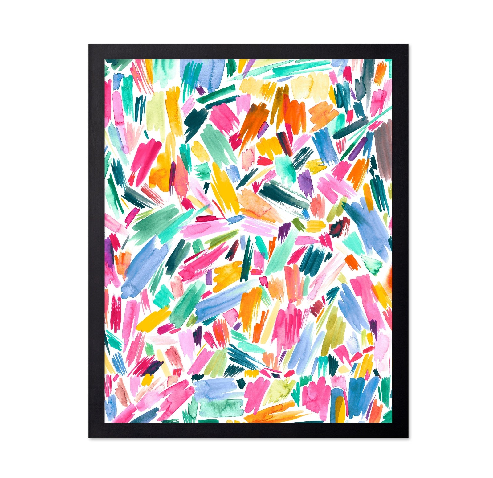 Colorful Brush Burst
