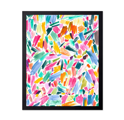 Colorful Brush Burst