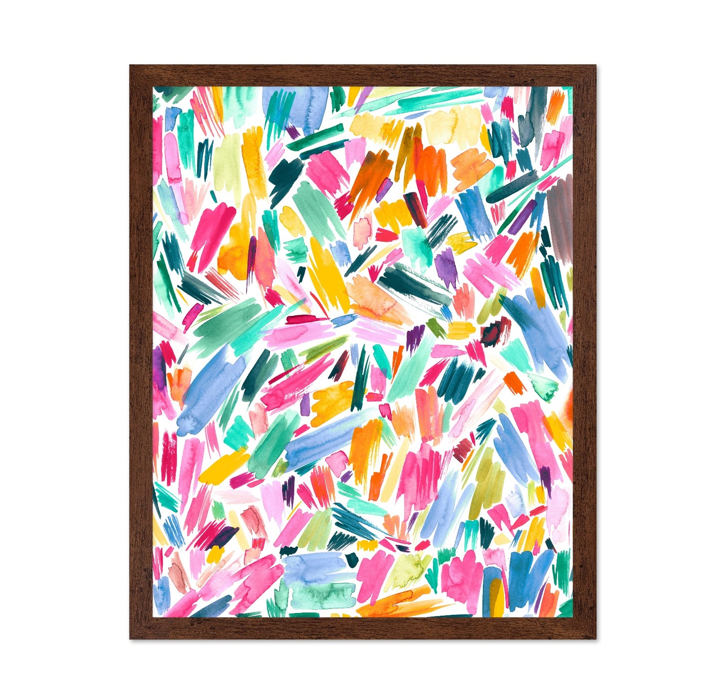 Colorful Brush Burst