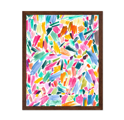 Colorful Brush Burst