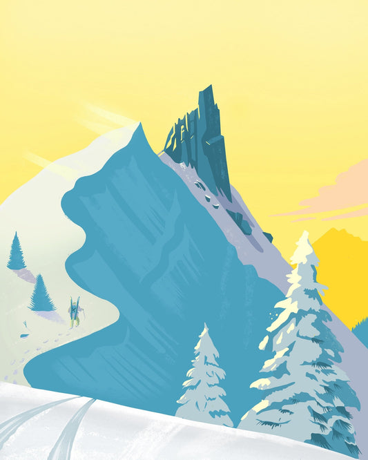Alpine Ski Ridge