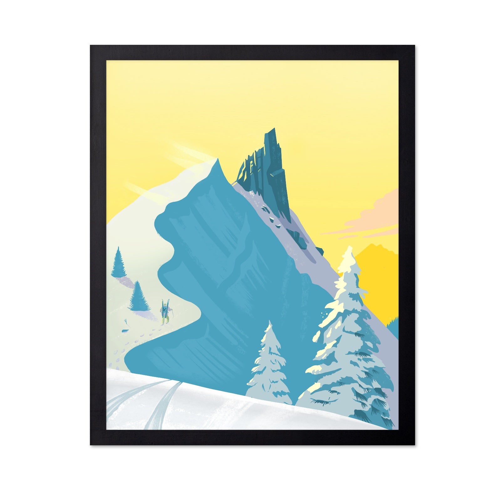 Alpine Ski Ridge