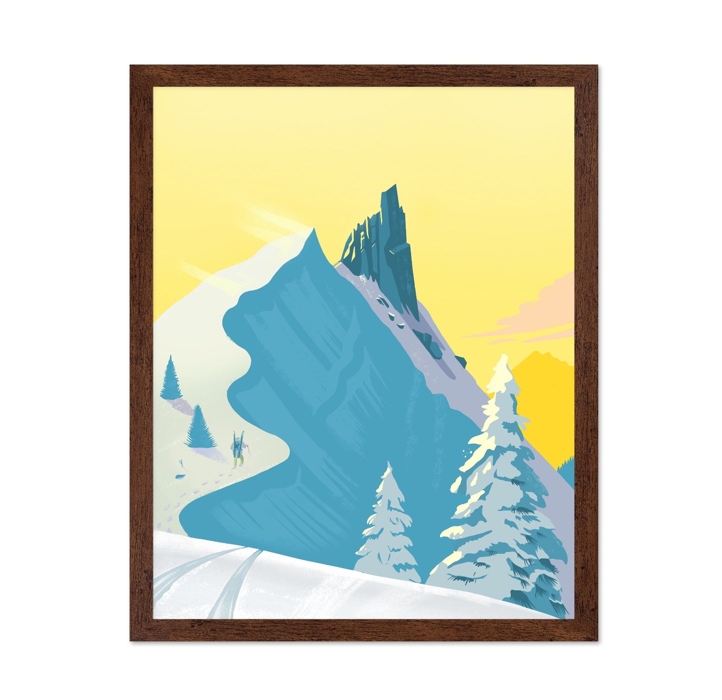 Alpine Ski Ridge