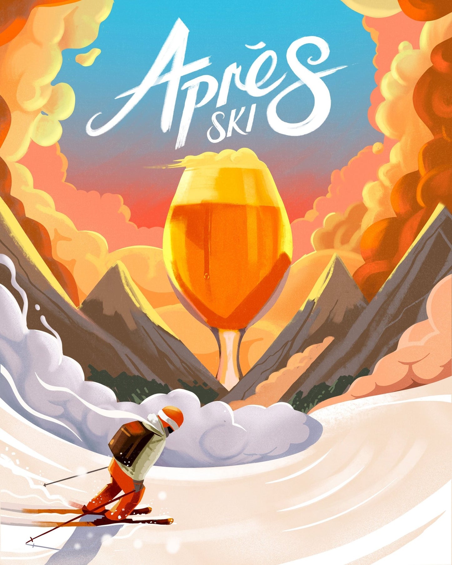 Apres Ski Sunset