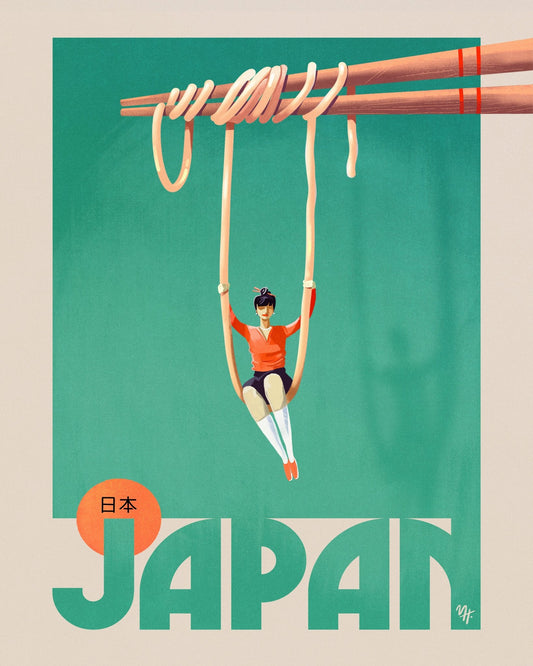 Japan Noodle Poster