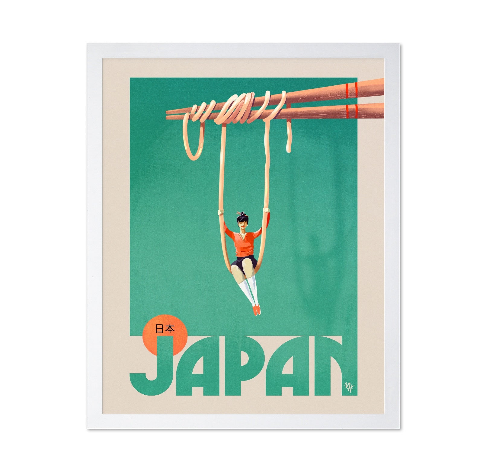 Japan Noodle Poster