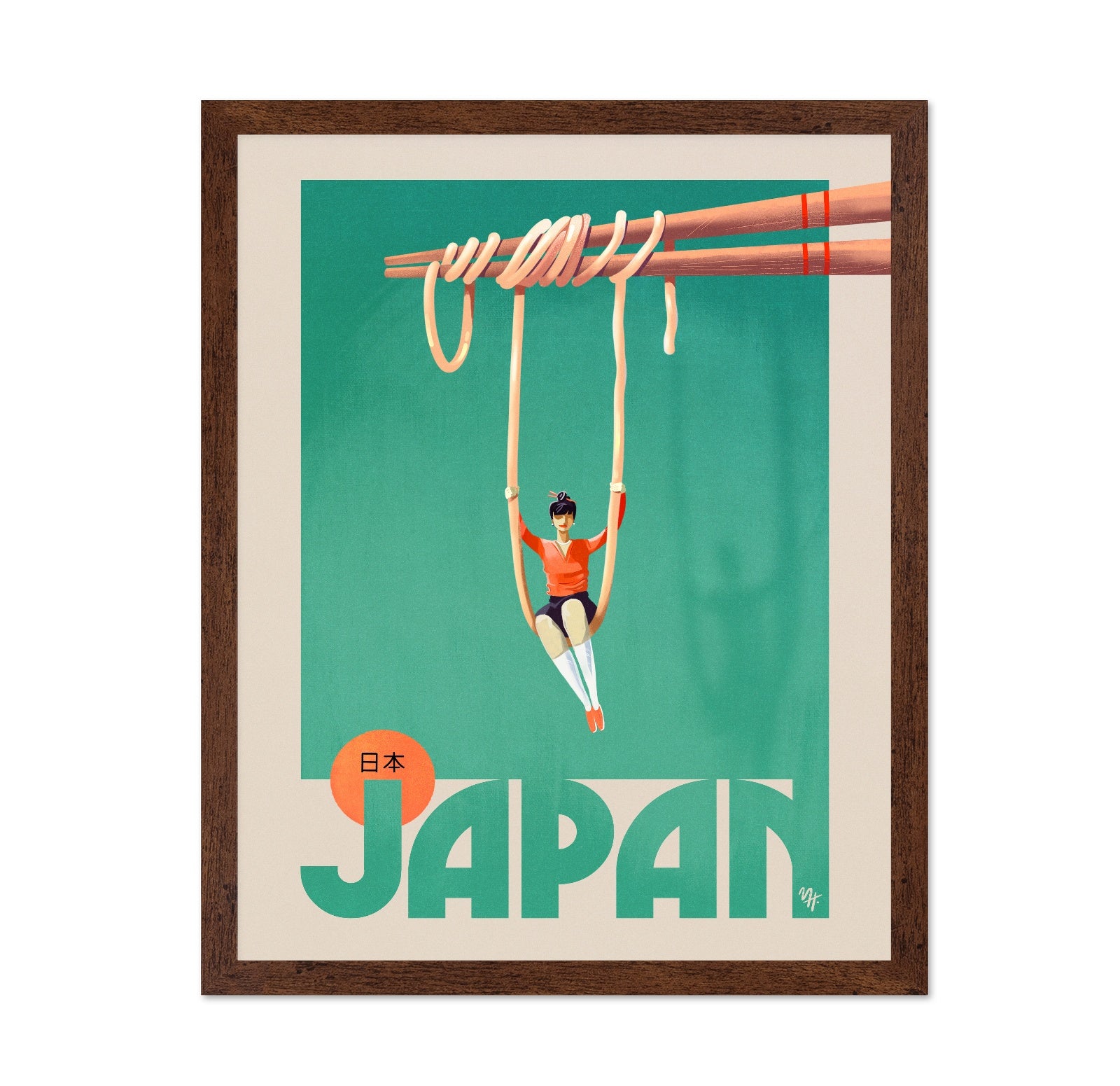 Japan Noodle Poster