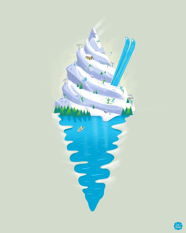 Ski Mountain Sundae