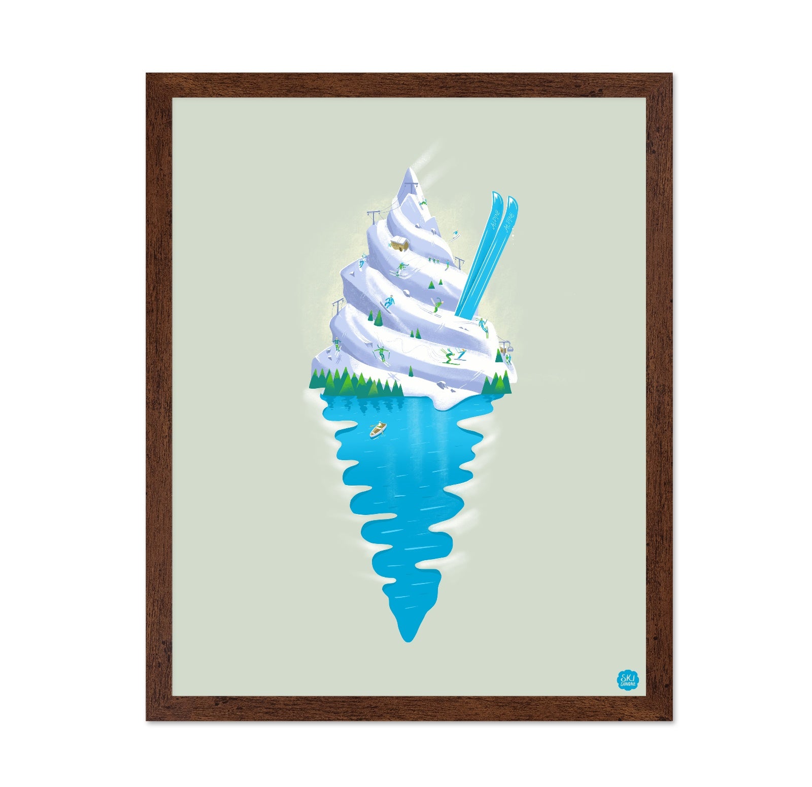 Ski Mountain Sundae