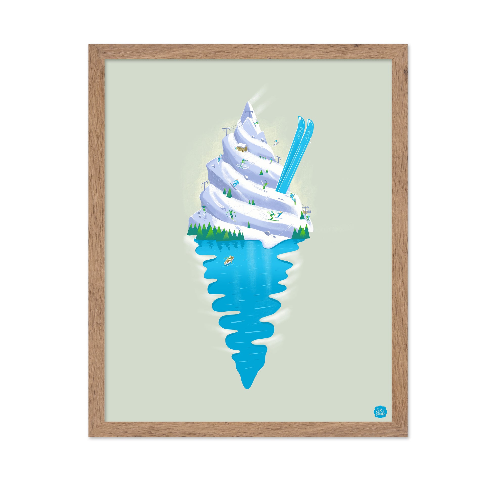 Ski Mountain Sundae