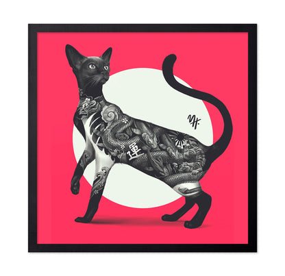 Japanese Tattoo Cat