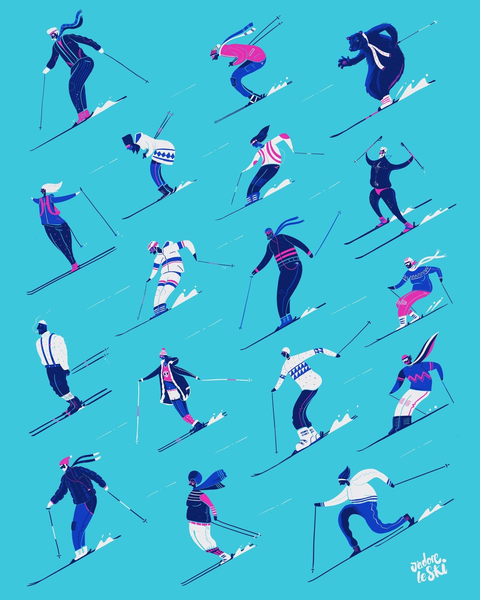 J Adore Ski Pattern