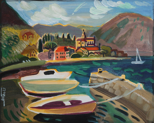 Coastal Village Boats