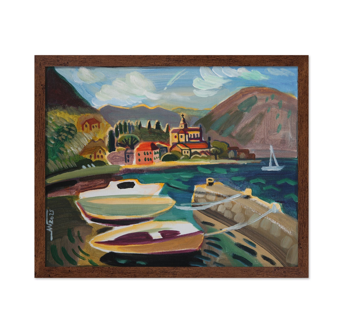 Coastal Village Boats