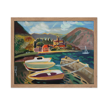 Coastal Village Boats