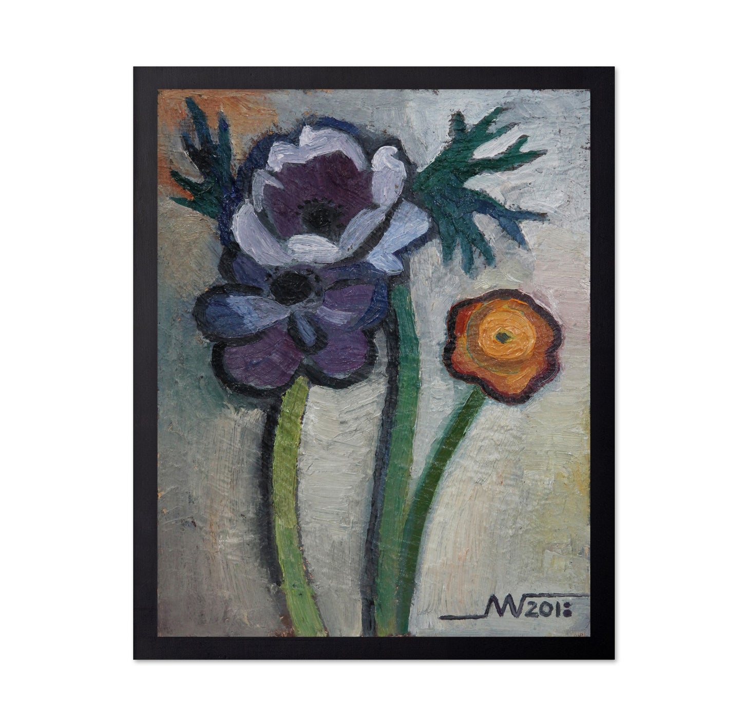 Purple Anemone Flowers