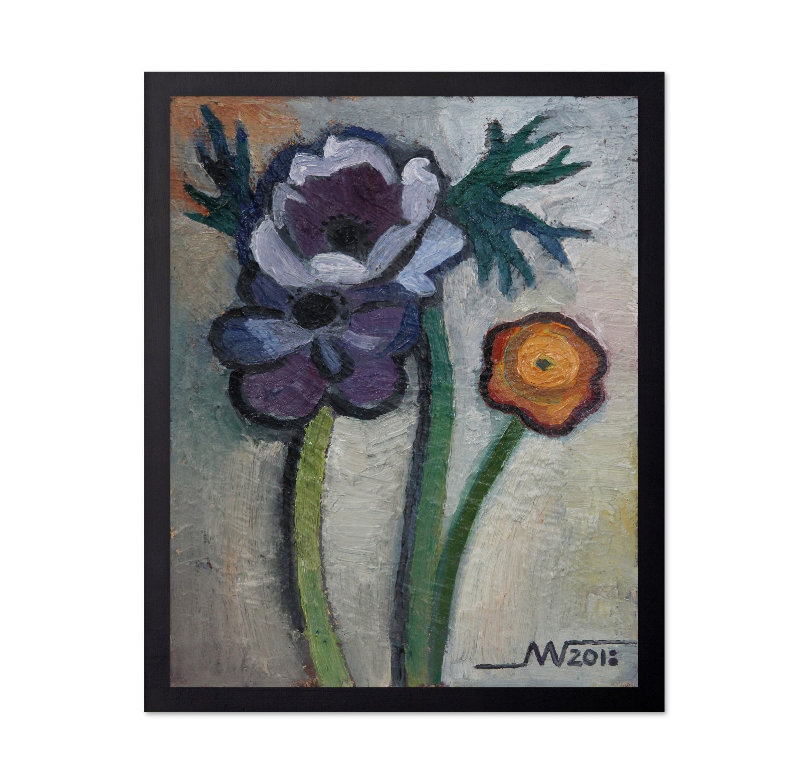 Purple Anemone Flowers