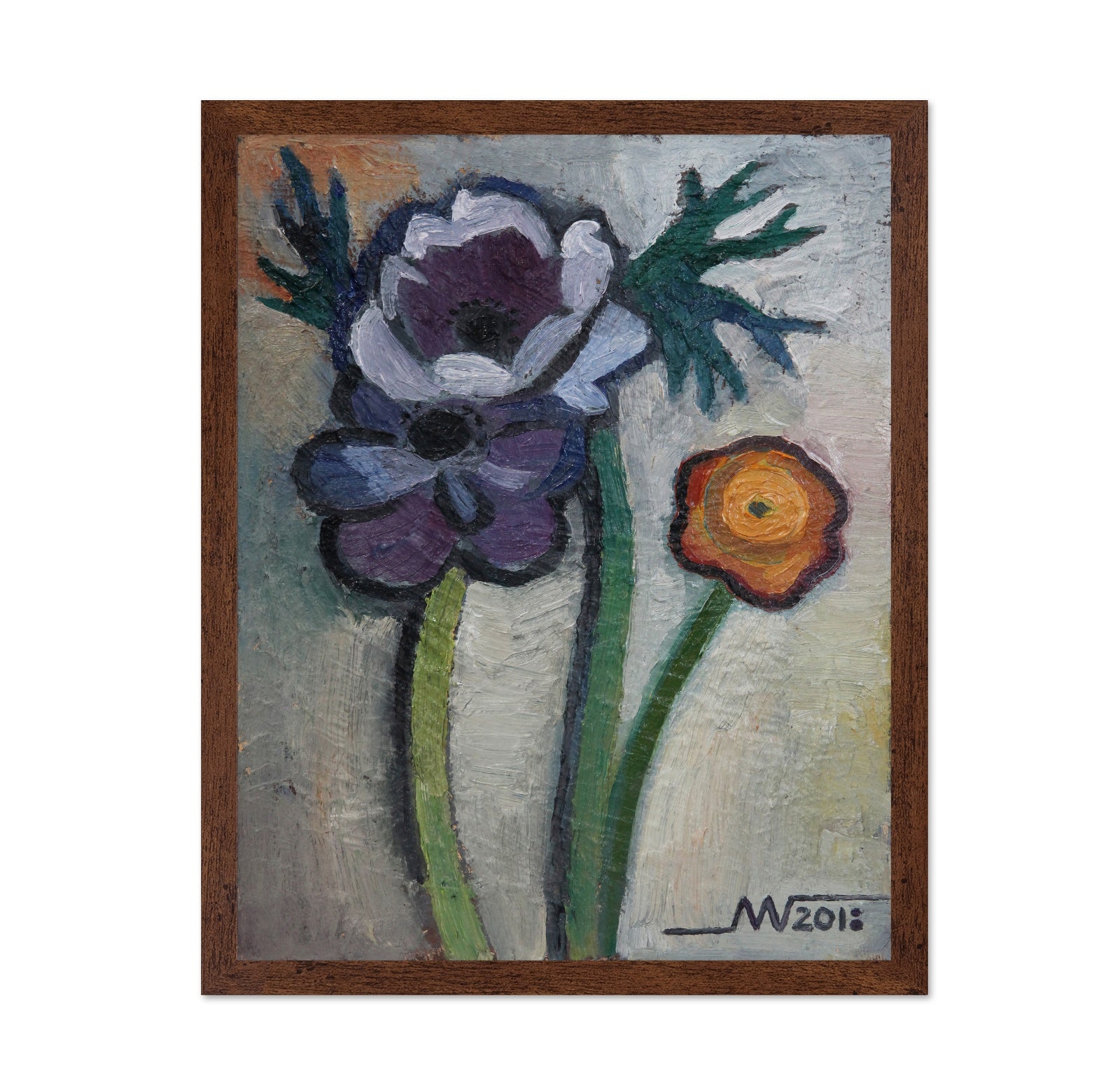 Purple Anemone Flowers