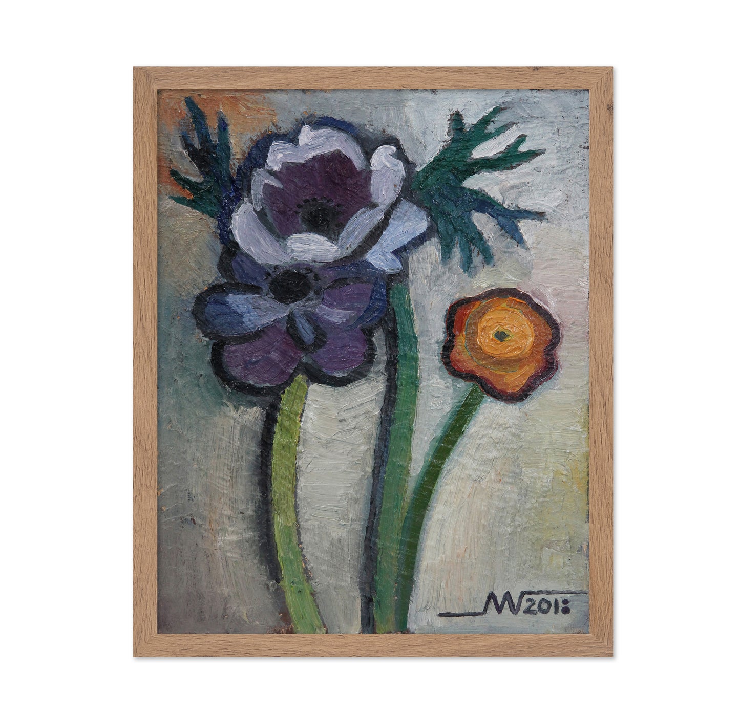 Purple Anemone Flowers