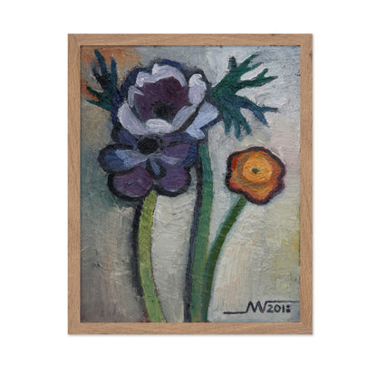 Purple Anemone Flowers