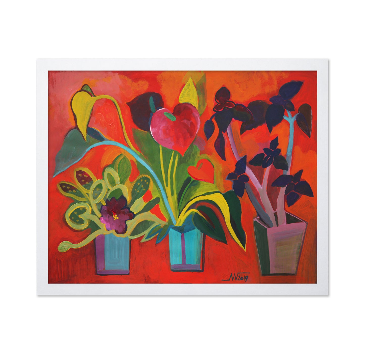 Vibrant Potted Plants