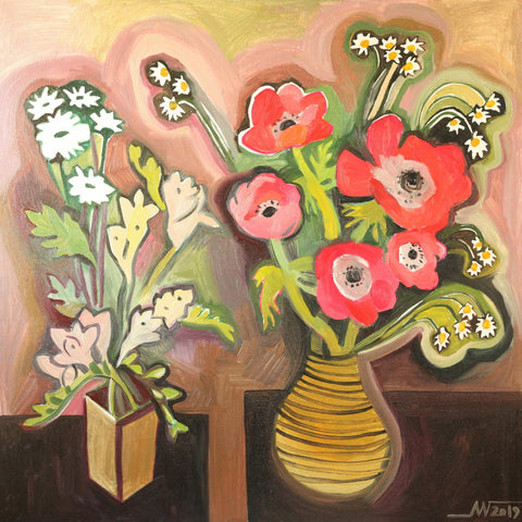 Floral Still Life Duo