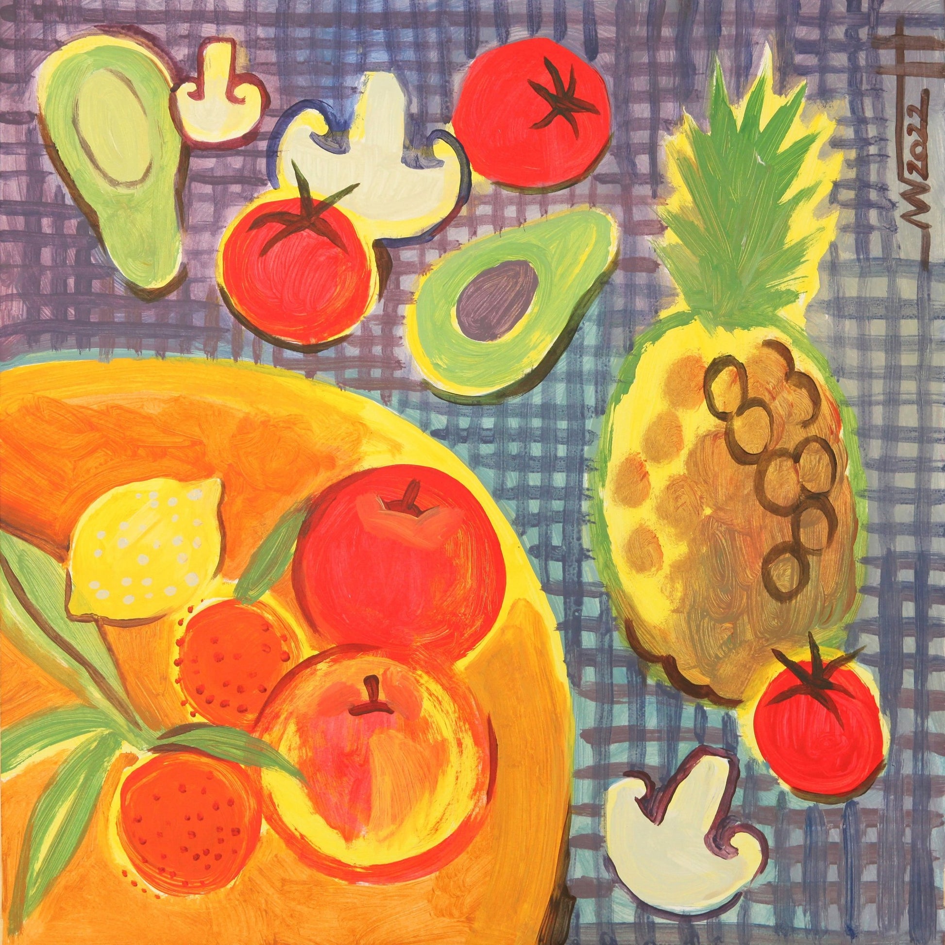 Tropical Fruit Still Life No1
