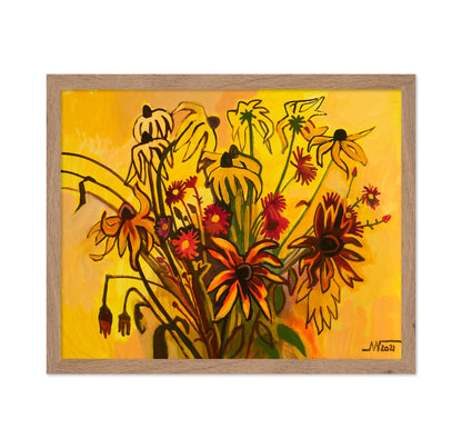 Golden Wildflower Burst